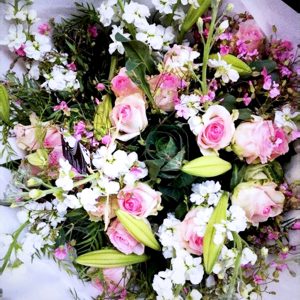 Seasonal bunch of flowers